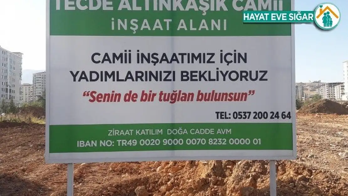 Senin de bir tuğlan bulunsun kampanyasına destek