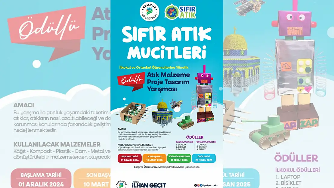 Sıfır Atık Mucitleri Yarışması Başlıyor