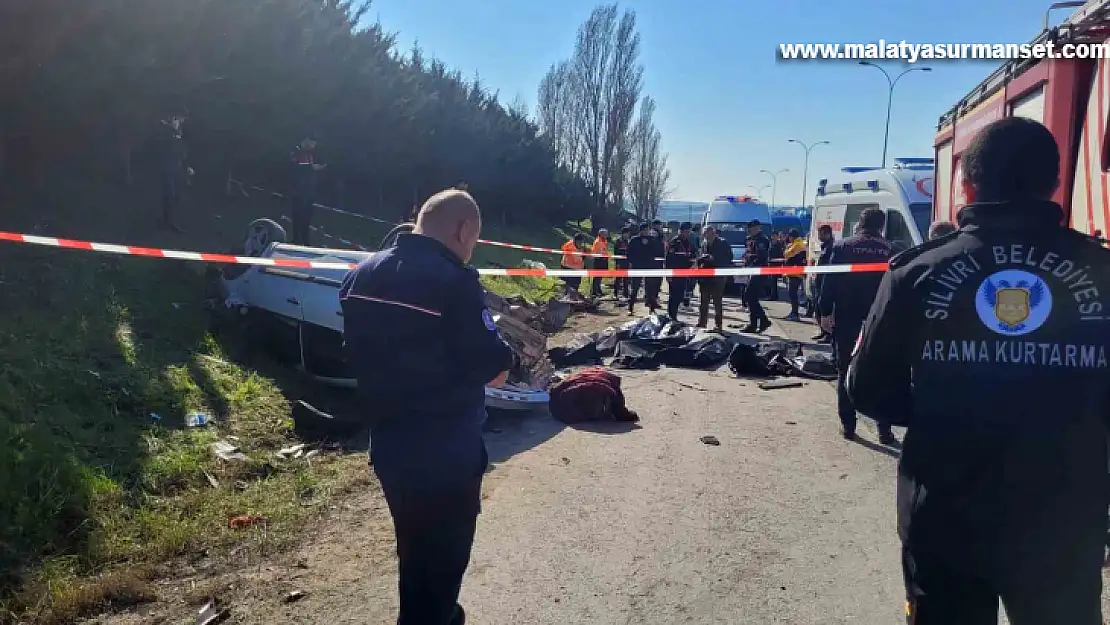 Silivri TEM Otoyolu'nda feci kaza: 6 ölü, 3 yaralı