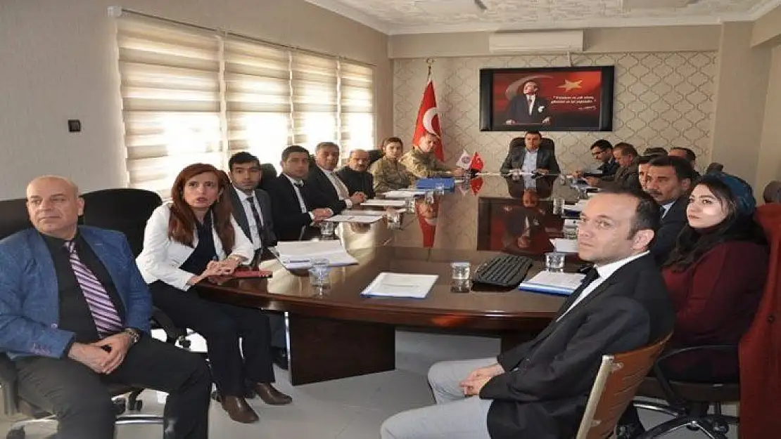 Silvan'da kadına yönelik şiddetle mücadele koordinasyon plan toplantısı