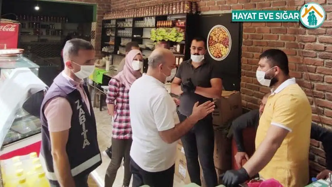 Silvan'da kafe ve lokantalara normalleşme denetimi