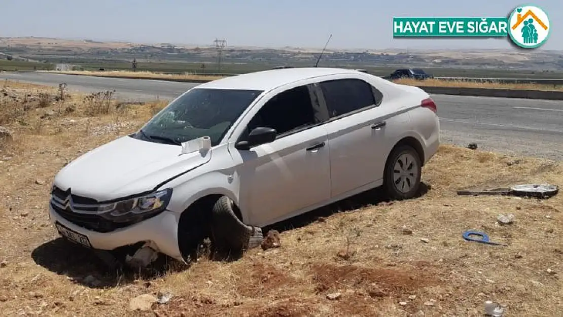 Silvan'da trafik kazası: 1 yaralı