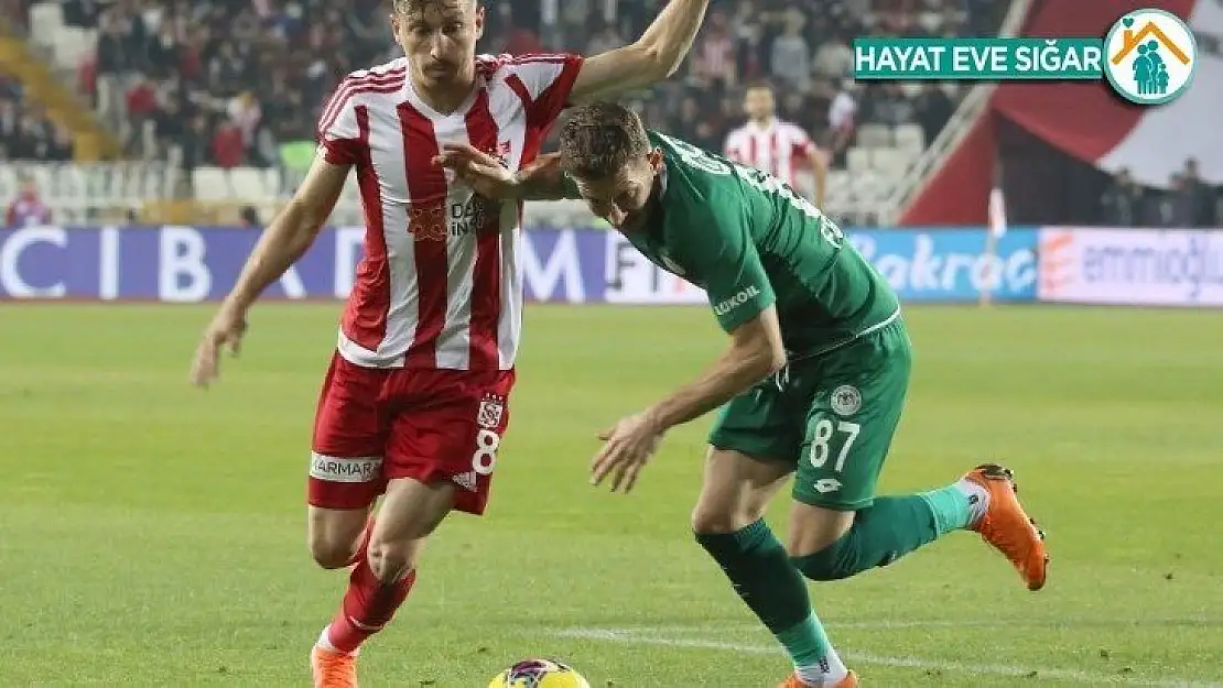 Sivasspor ile Konyaspor 22. randevuda