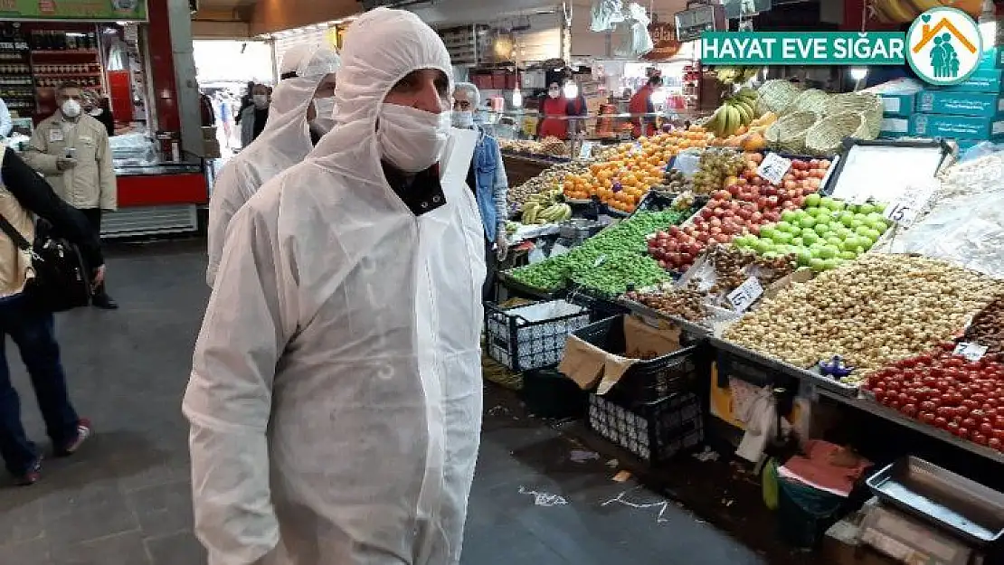 Sokağa çıkma yasağına saatler kala Ulus Hali'nde denetim