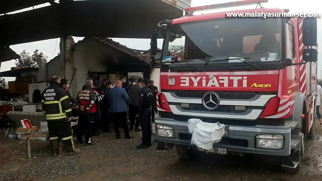 Söke'deki ev yangınında bir kişi öldü