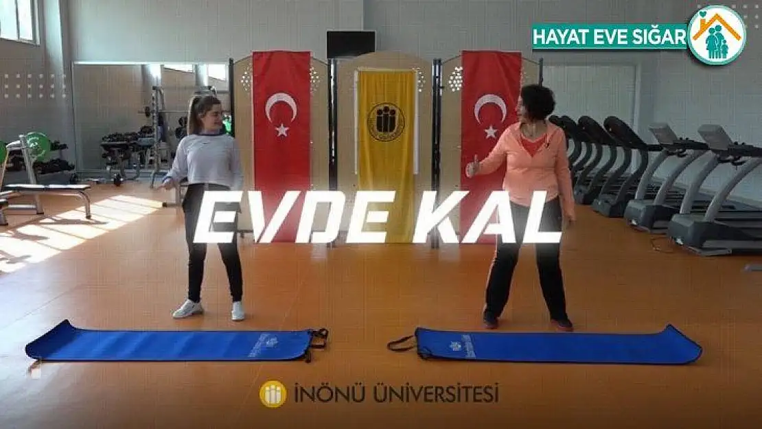 Spor Bilimleri Fakültesi'nden 'evde spor' hizmeti