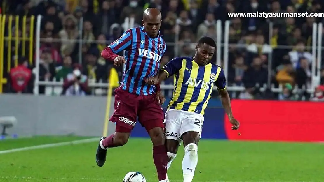 Spor Toto Süper Lig: Fenerbahçe: 1 - Trabzonspor: 1