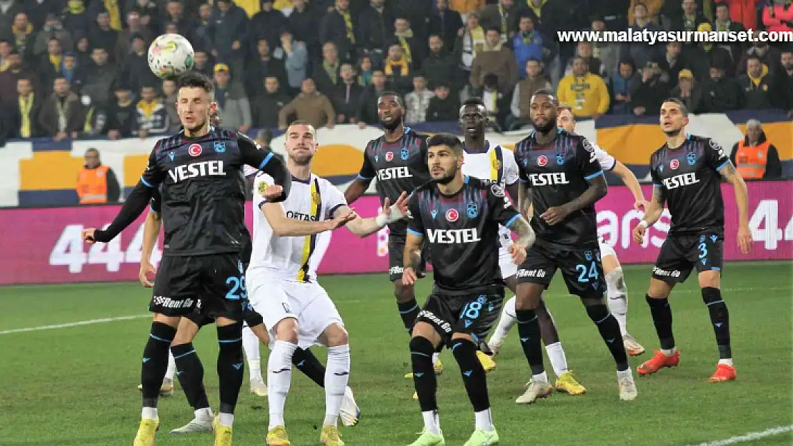 Spor Toto Süper Lig: MKE Ankaragücü: 1 - Trabzonspor: 1