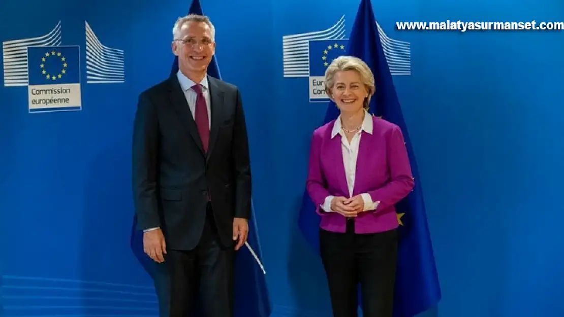 Stoltenberg ve von der Leyen Brüksel'de bir araya geldi