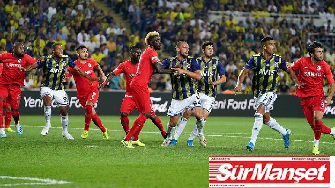Süper Lig Fenerbahçe 5  Gazişehir Gaziantep 0