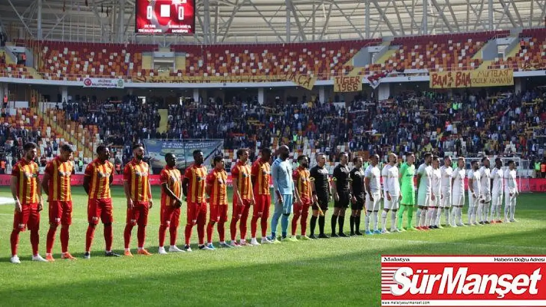 Süper Lig: Yeni Malatyaspor: 1 - İM Kayserispor: 0 (İlk yarı)