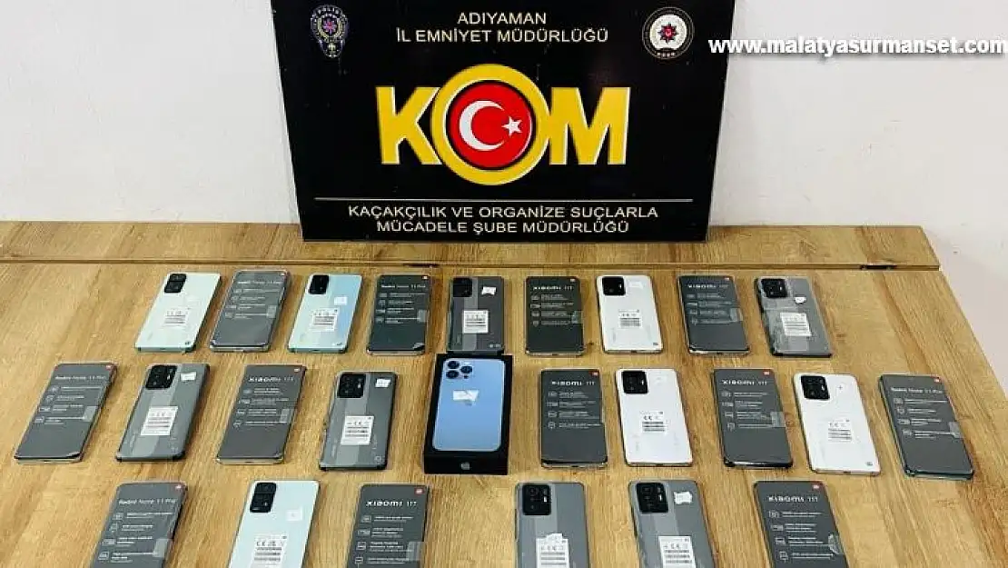 Şüpheli şahsın üzerinden kaçak telefonlar ele geçirildi