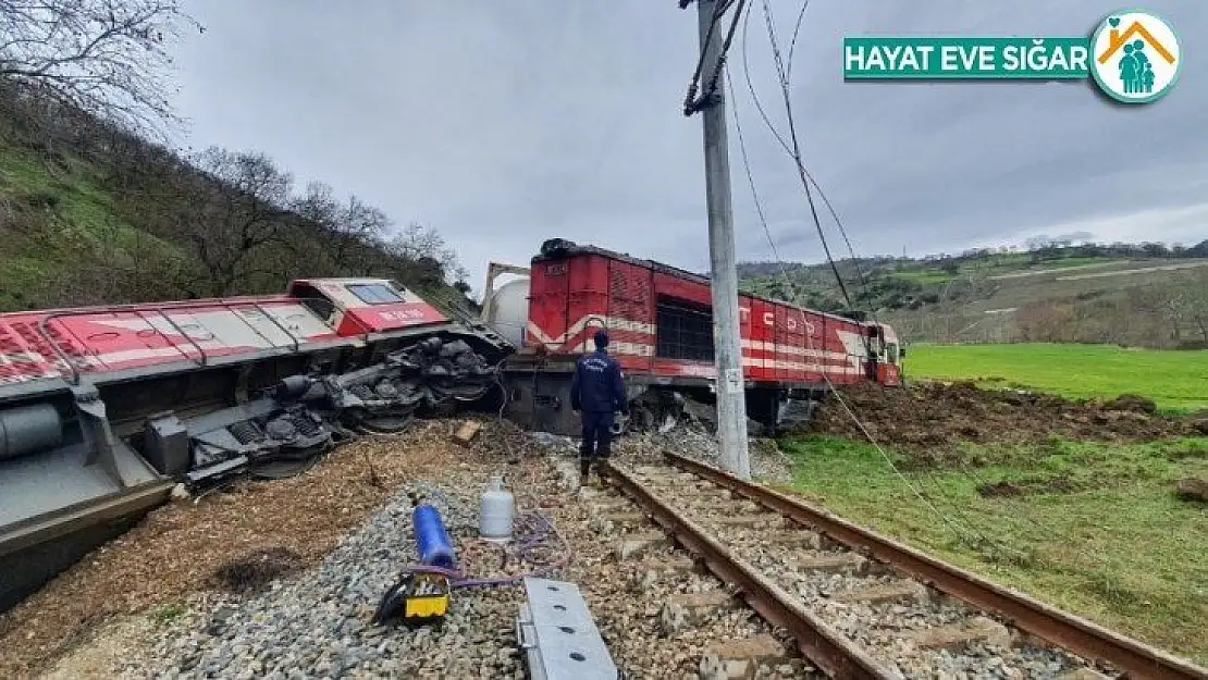 Susurluk'ta tren kazası