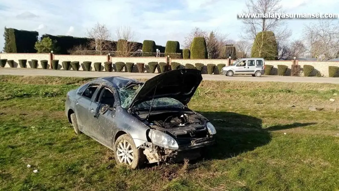 Takla atan otomobil hurdaya döndü: Çocuk sürücü hayatını kaybetti