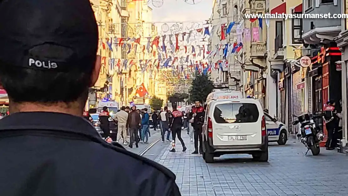 Taksim'de patlama meydana geldi