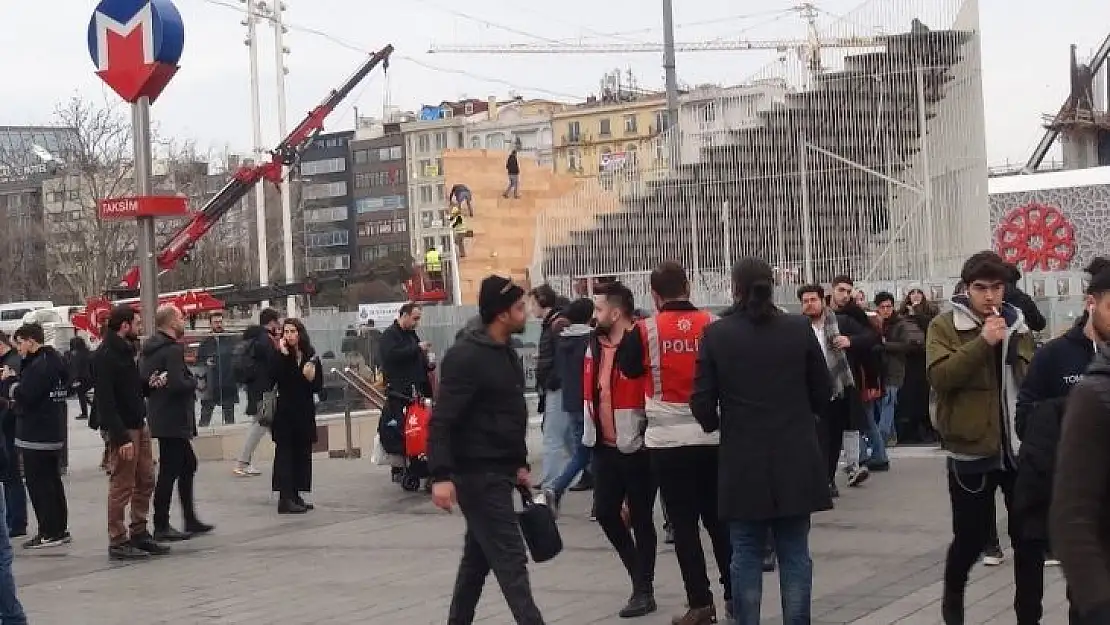 Taksim Meydanı ve İstiklal Caddesi'nde güvenlik uygulaması