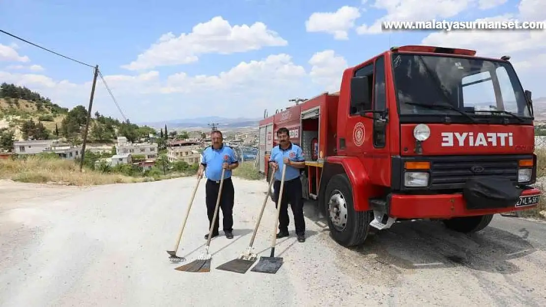 Tarım arazilerinde itfaiye nöbeti