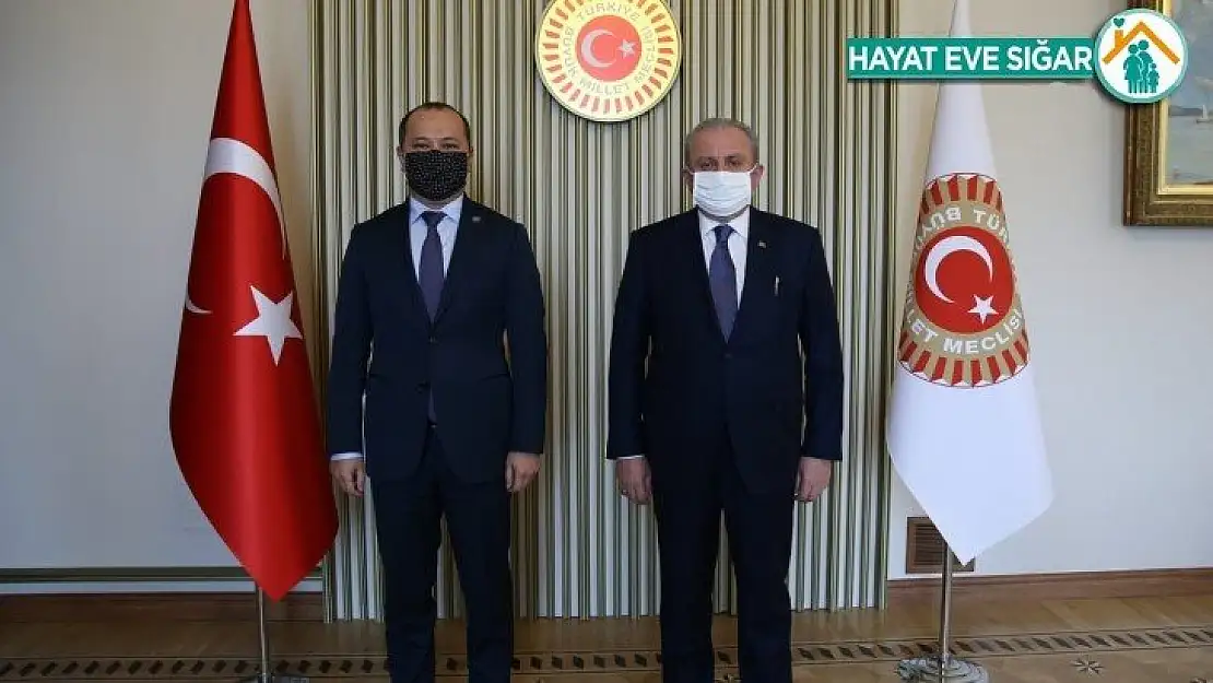 TBMM Başkanı Şentop, TÜRKPA Genel Sekreteri Mamayusupov'u kabul etti