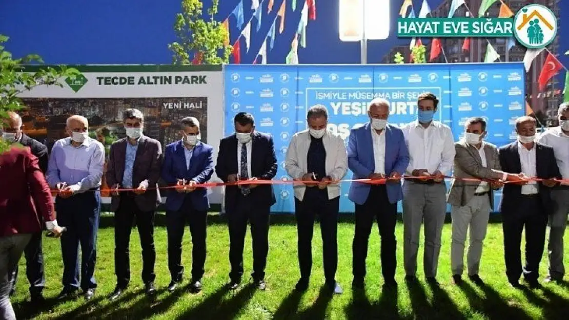 Tecde altın park törenle hizmete girdi