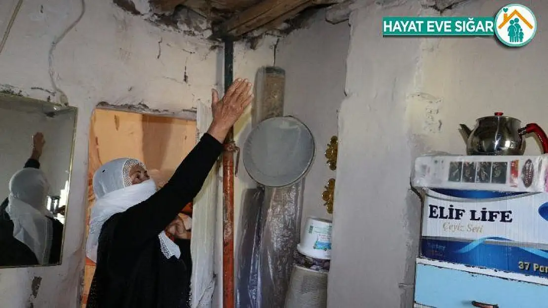 Tek gözlü evde yılanlarla yaşam mücadelesi veriyor