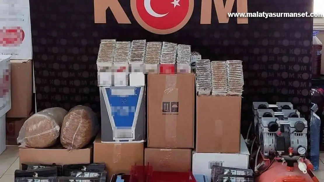 Tekirdağ'da kaçak makaron ve tütün operasyonu