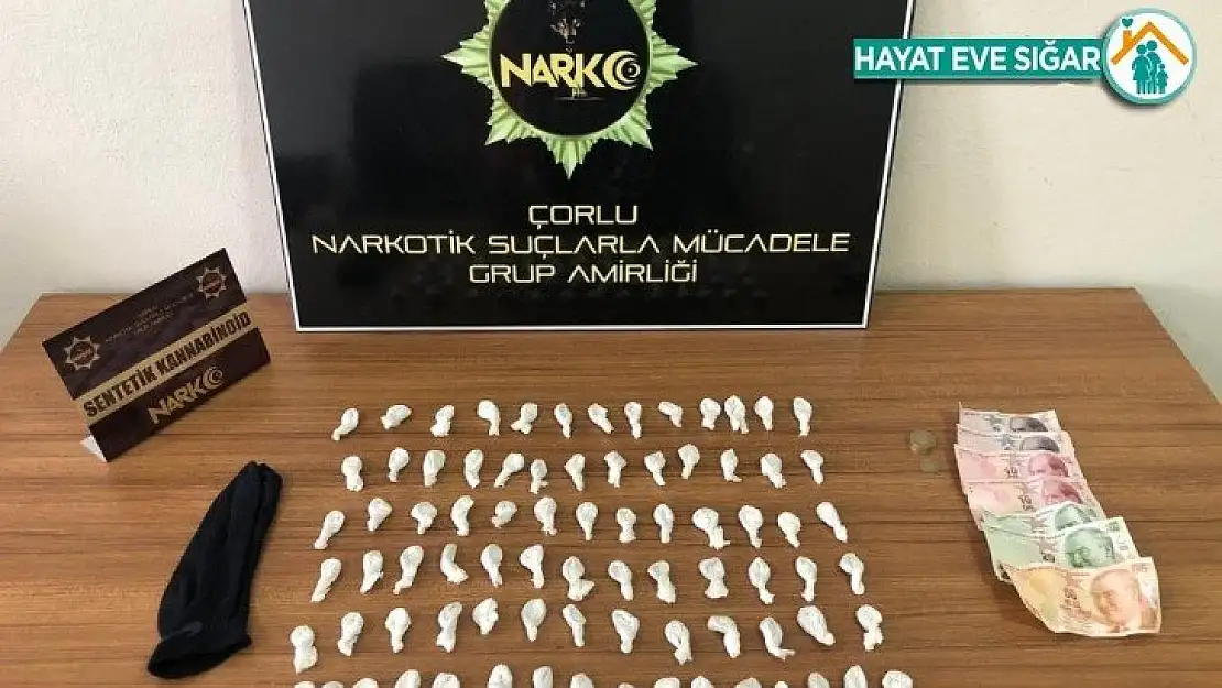 Tekirdağ'da uyuşturucu satıcılarına operasyon: 2 gözaltı