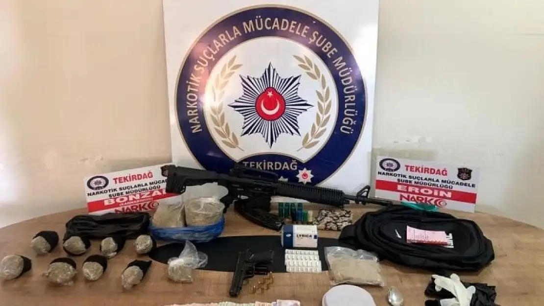 Tekirdağ'da uyuşturucu operasyonu: 13 gözaltı