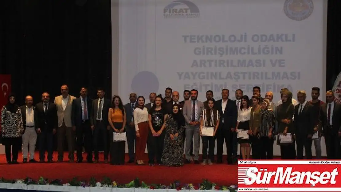 Teknoloji Odaklı Girişimci 48 kursiyer sertifika aldı