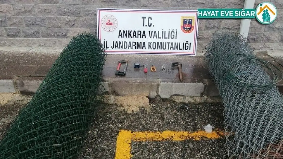 Tel örgü hırsızları yakalandı