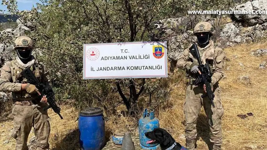 Terör örgütüne ait yaşam malzemesi bulundu