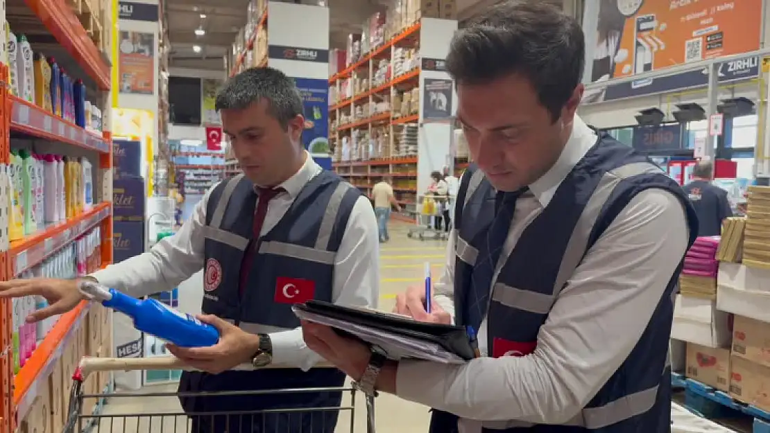 Ticaret Bakanlığı Ekiplerinden Marketlerde Fiyat Ve Etiket Denetimi