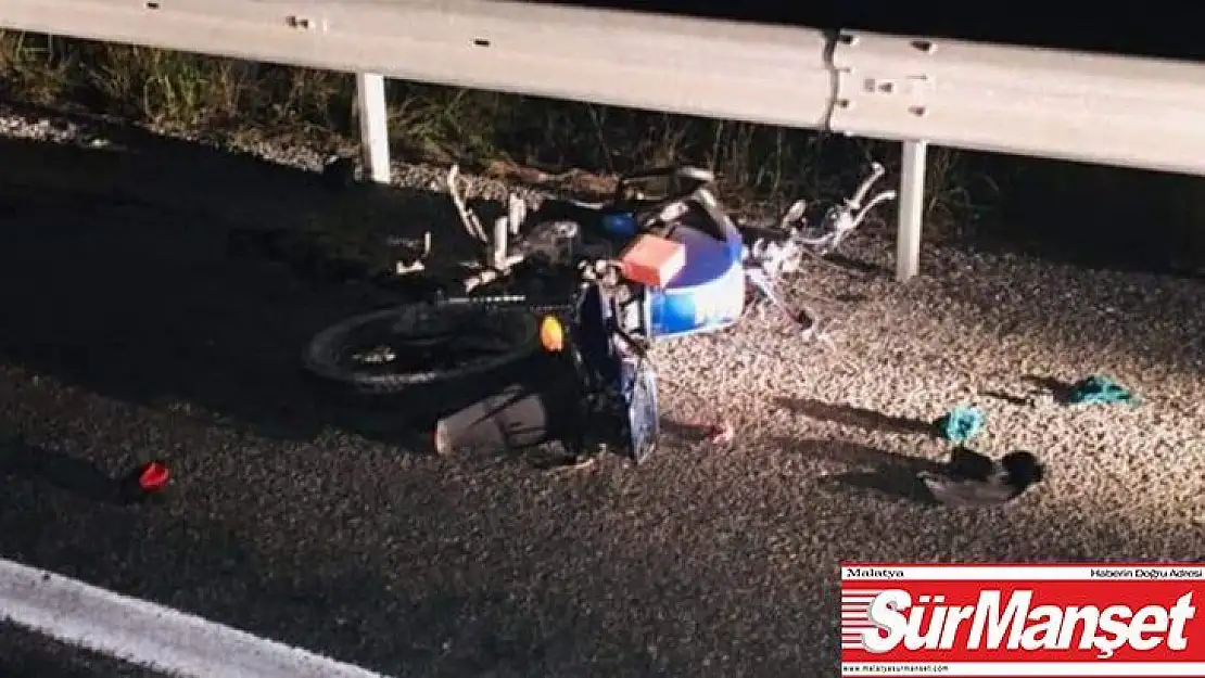Ticari araçla çarpışan motosikletli hayatını kaybetti