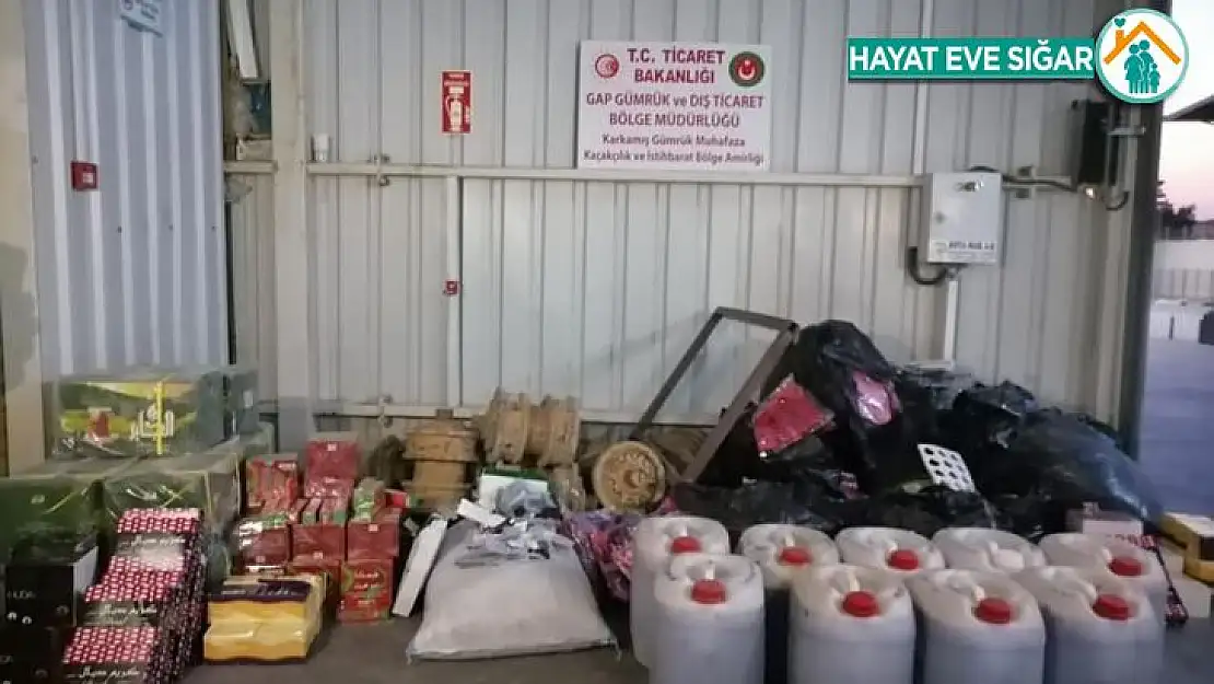 Tırda yüklü miktarda kaçak malzeme yakalandı