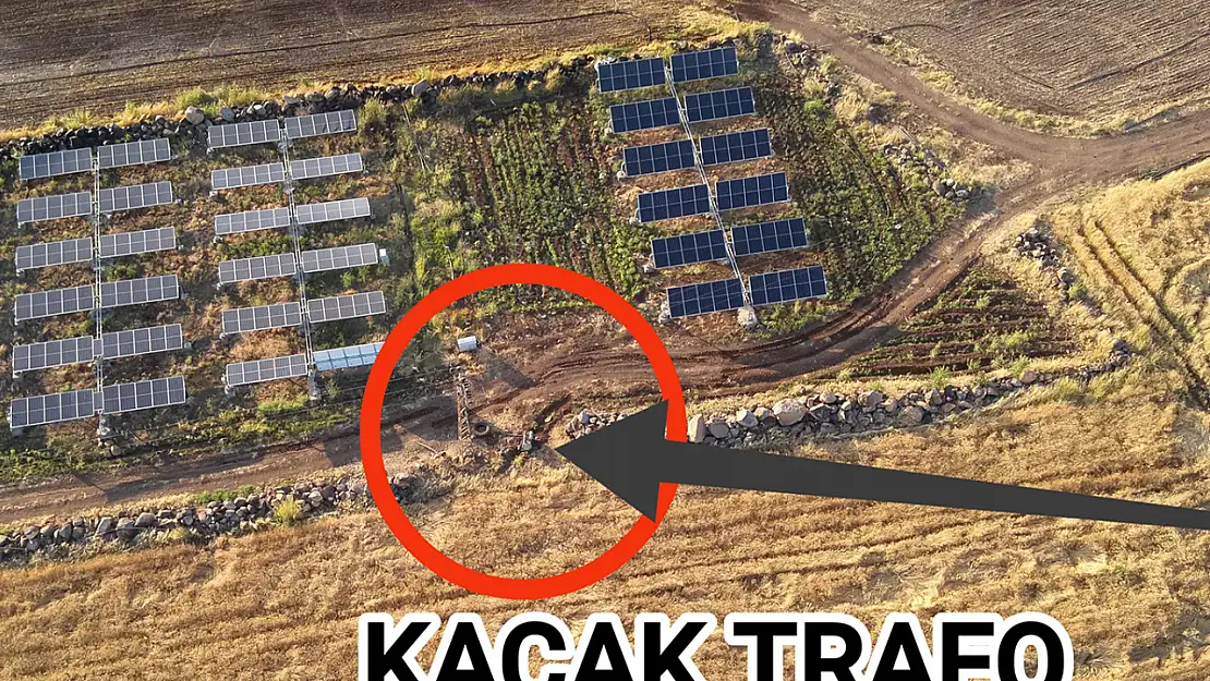 Toprağın Altından Kaçak Trafo Çıktı! Drone'la Tespit Edildi