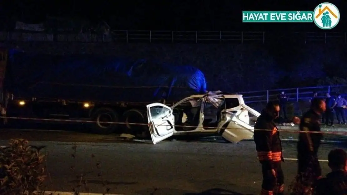 Trabzon'da trafik kazası: 4 ölü