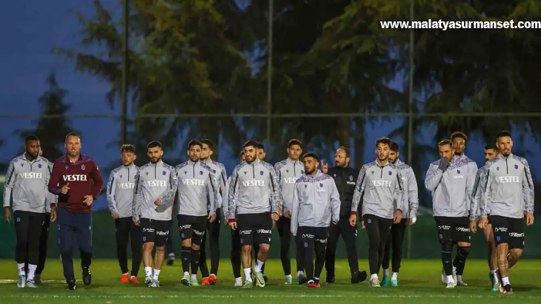 Trabzonspor 3 günlük iznin ardından Konyaspor hazırlıklarına başladı