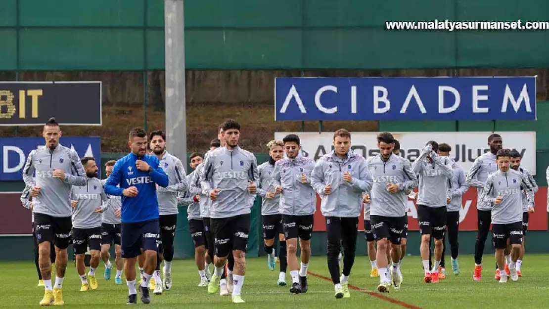 Trabzonspor'da, Fatih Karagümrük maçı hazırlıkları sürüyor