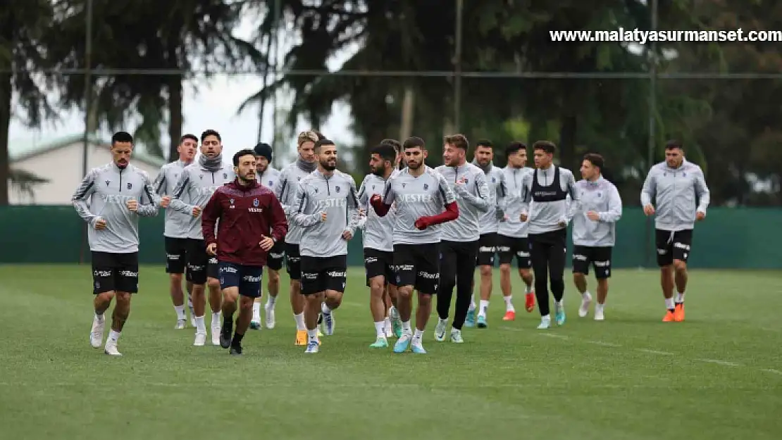 Trabzonspor, Fenerbahçe maçı hazırlıklarını sürdürdü