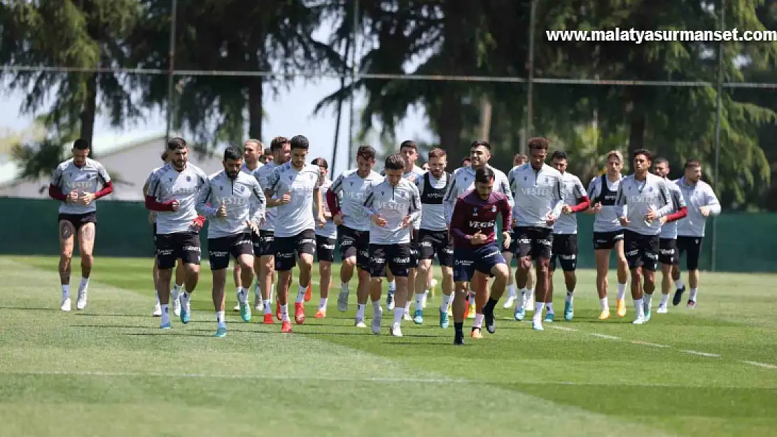 Trabzonspor, Fenerbahçe maçı hazırlıklarını sürdürdü