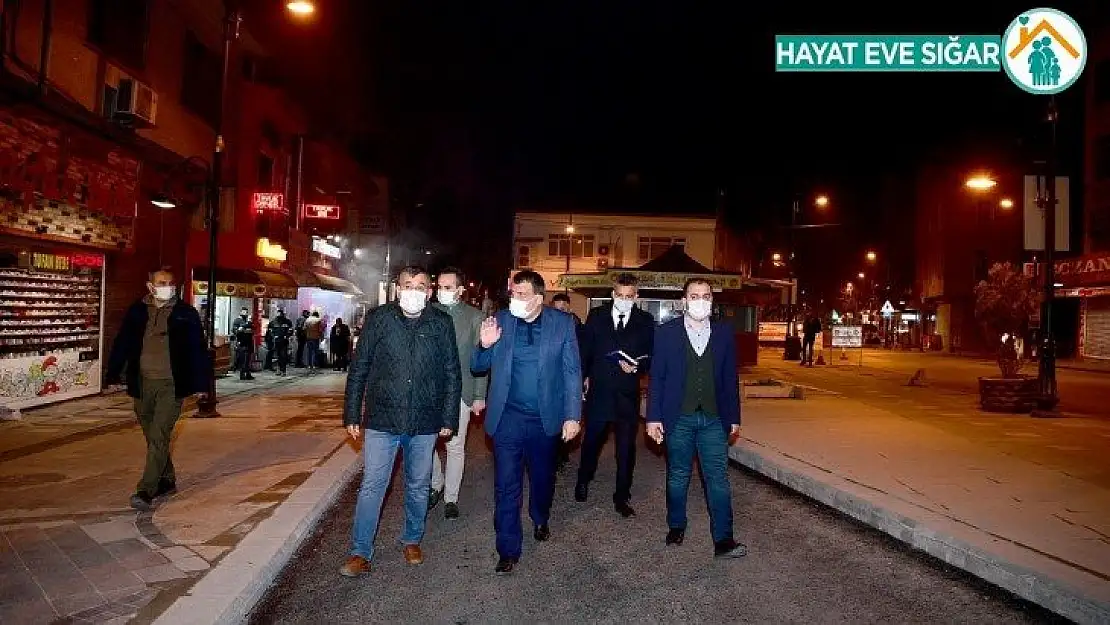 Trafiğin yoğun olduğu Akpınar Meydanı yeniden düzenlendi