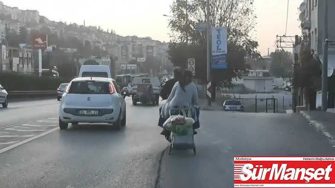 Trafikte tehlikeli yolculuk