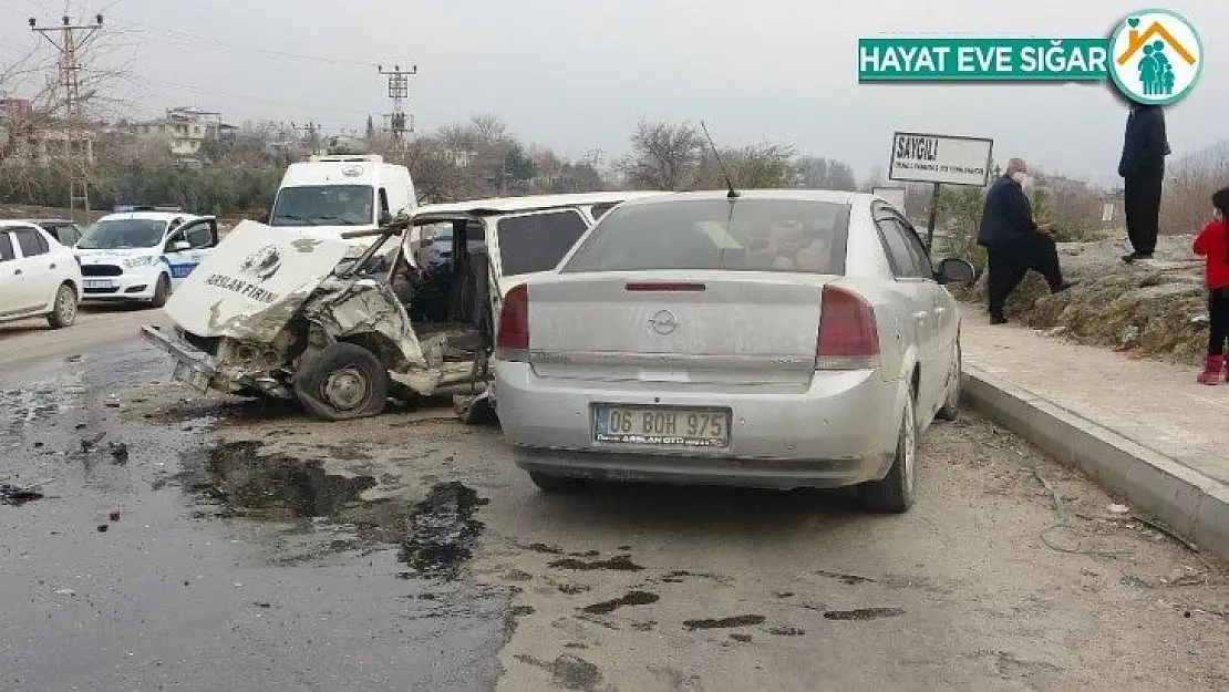 Trafikten men edilen kamyon kazada ortaya çıktı