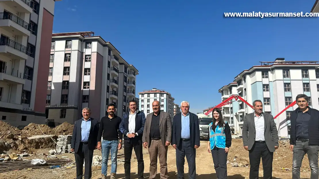 Tüfenkci, Doğanşehir'de tamamlanan 352 konutun teslim tarihini açıkladı