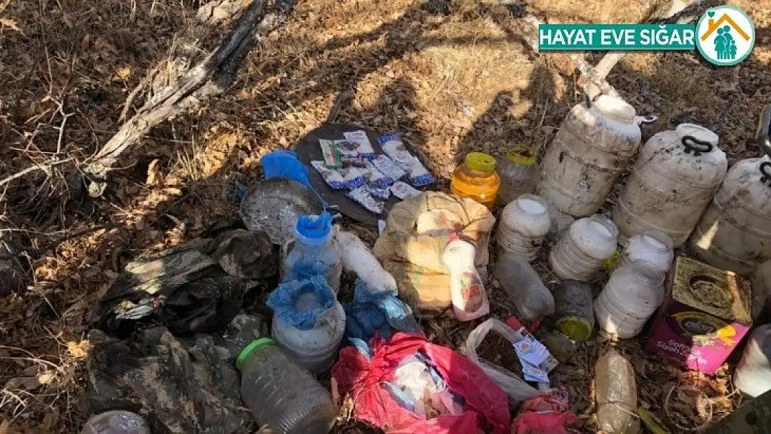 Tunceli'de 3 sığınak imha edildi, mühimmat ele geçirildi