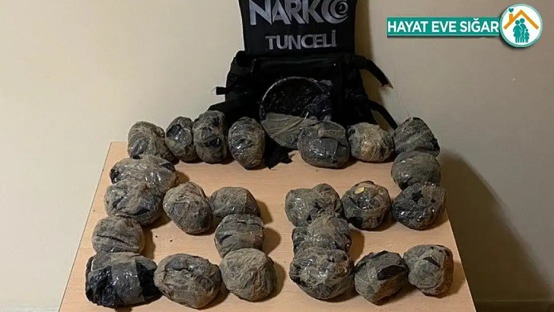 Tunceli'de uyuşturucu ile mücadele, 1 yılda 159 şahsa işlem yapıldı