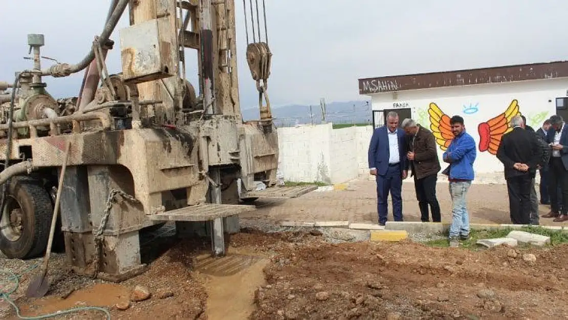 Turanlı park ve bahçeler için yeni su kuyusu açıyor