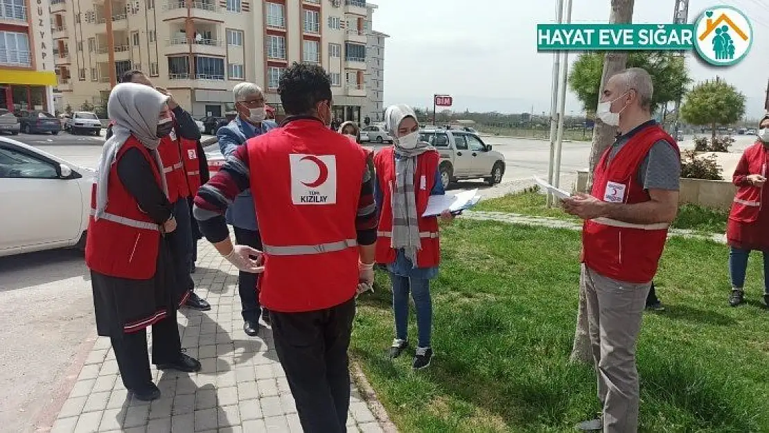 Türk Kızılayı Yeşilyurt Şubesi ihtiyaç sahiplerini unutmadı