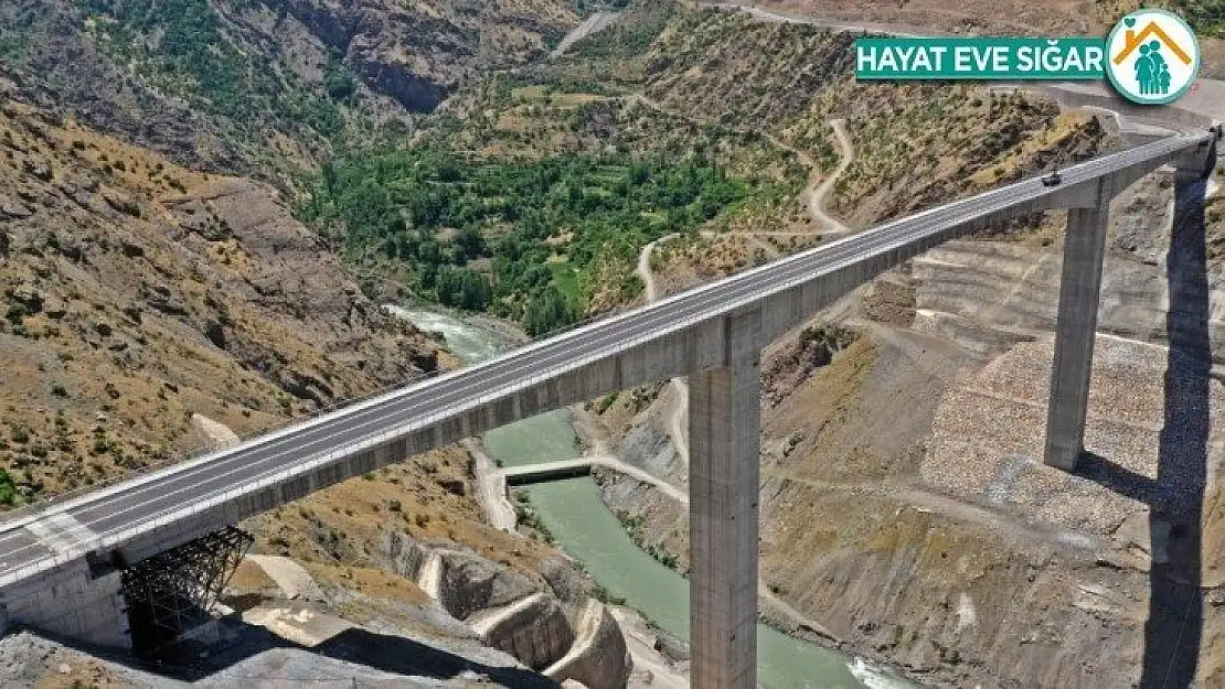 Türkiye'nin en yüksek köprüsü açılıyor