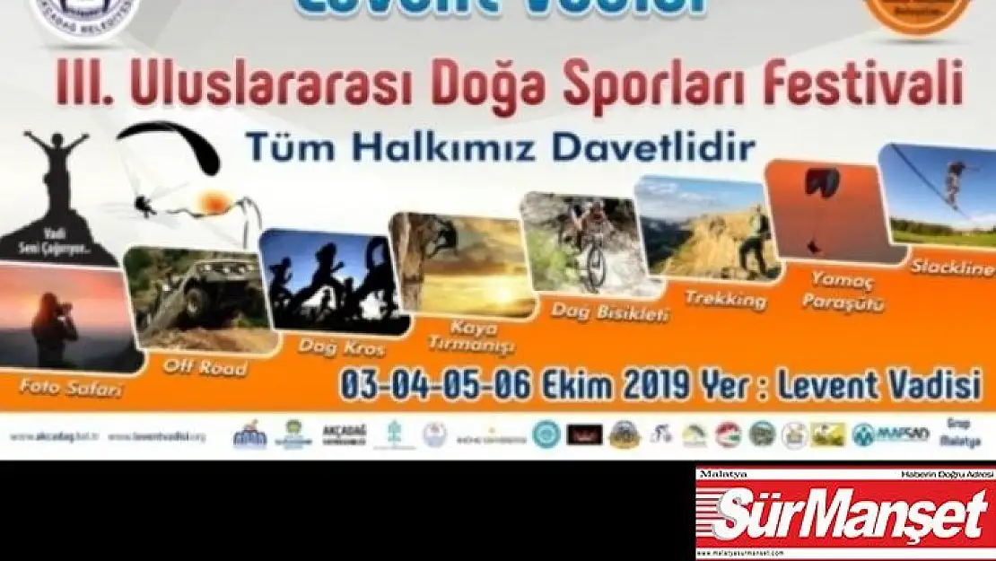 Uluslararası Doğa Sporları Festivali 3 Ekim'de başlayacak