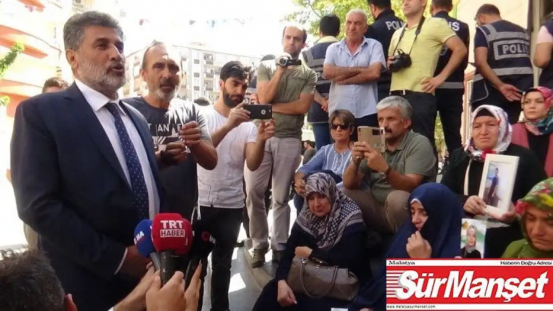 Uluslararası İnsan Hakları Derneğinden HDP önünde eylem yapan ailelere destek